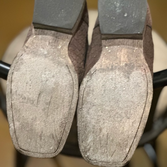 Ariat Ranchero Boots Kids 4/Women's 6 Style 10014120 Teal with Orange Cross - Picture 7 of 8